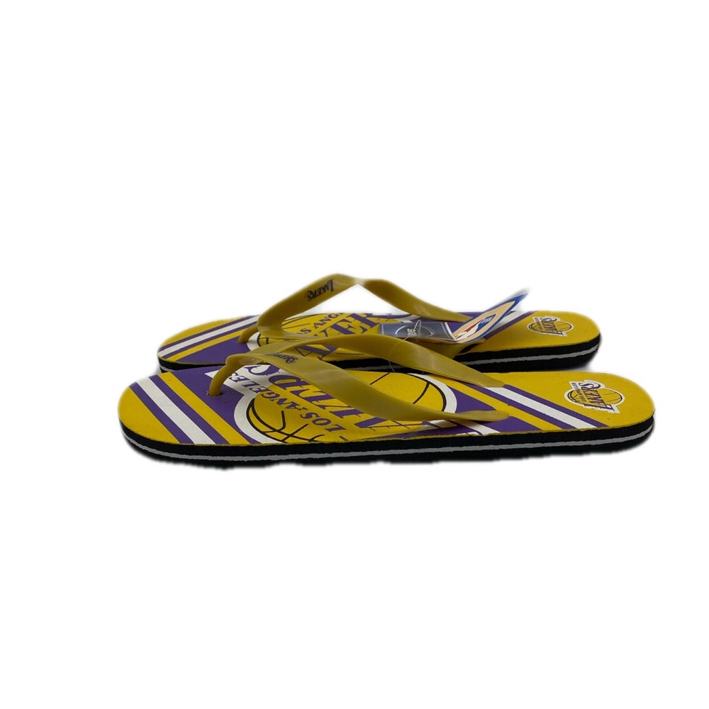 Los Angeles Lakers Forever Collectibles Flip Flops